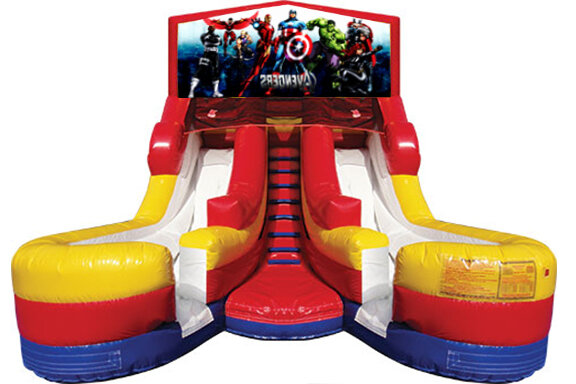 Double Lane Water Slide Avengers