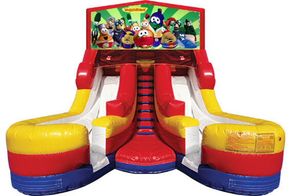 Double Lane Water Slide VeggieTales