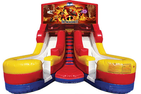 Double Lane Water Slide Incredibles