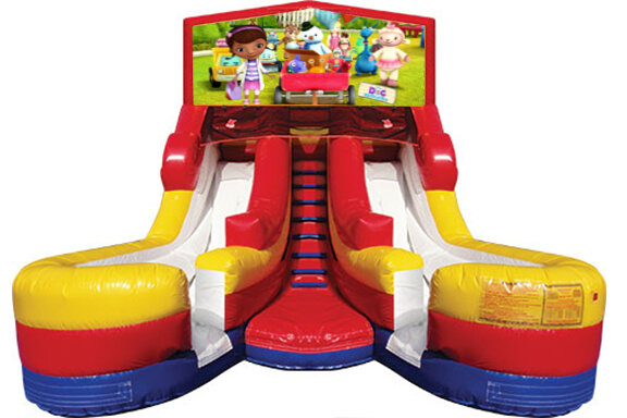 Double Lane Water Slide Doc McStuffins