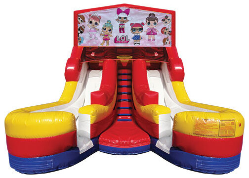 Double Lane Water Slide LOL Surprise