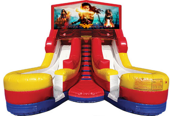 Double Lane Water Slide Wonder Woman