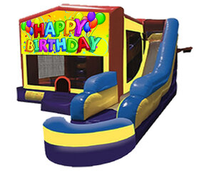 Happy Birthday - 20x26 Combo With Pool- Opt3