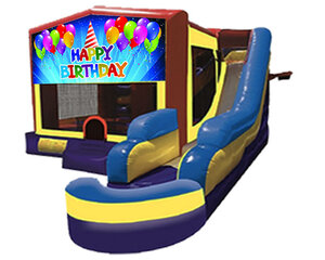 Happy Birthday - 20x26 Combo With Pool- Opt4