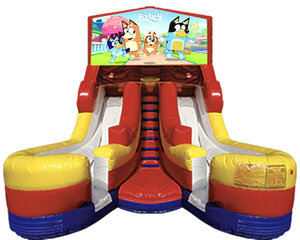 Double Lane Water Slide - Bluey