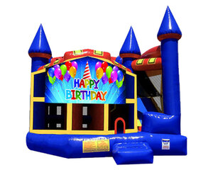 Happy Birthday- 20x20 all in 1 Castle Combo - Opt4