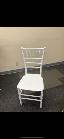 White Resin Chiavari