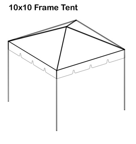 Solid Top Tent 10x10