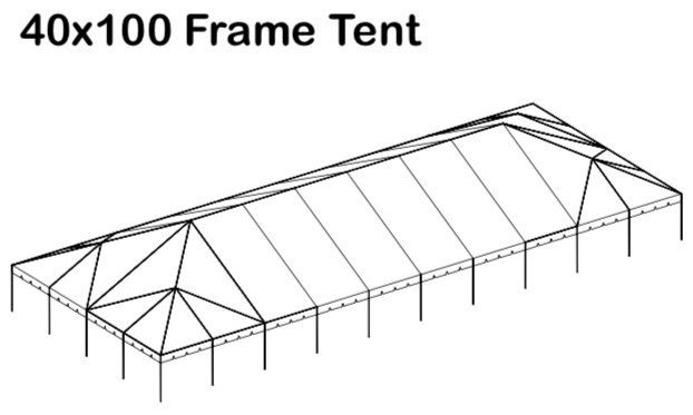 Tent 40x100