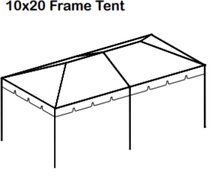 Solid Top Tent 10x20