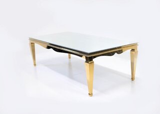 Gold Washington Table  Mirror Top 3ft x 8ft
