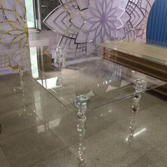 Clear Acrylic Dinning Table 