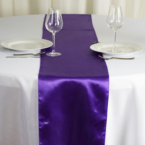 Purple Table Runner