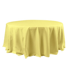 120" Yellow Polyester