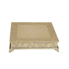 22" Gold Square Cake Stand