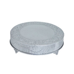 22" Silver Cake Stand