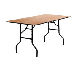 4 Ft Rectangle Wood Table