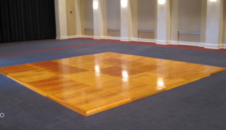 Wood dance floor