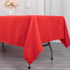 Red Polyester 60"x120”
