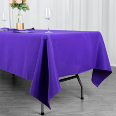 Purple Polyester 60"x120”