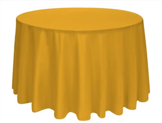 120" Gold Mustard Polyester