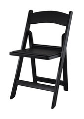 Black Padded Folding chair
