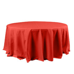 120" Red Polyester