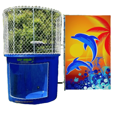 Blue Dunk Tank - Dolphins