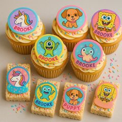 Personalized Edible Cupcake and Treat Images 