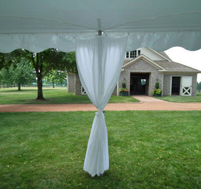 Tent Pole Drape