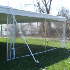 Clear Tent Wall 20ft section 8ft tall