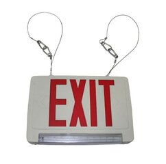 Exit and Emergency Light Sign
