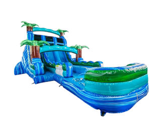 18ft Dual Lane Island Rush Slide