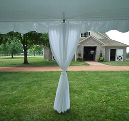 Tent Pole Drape
