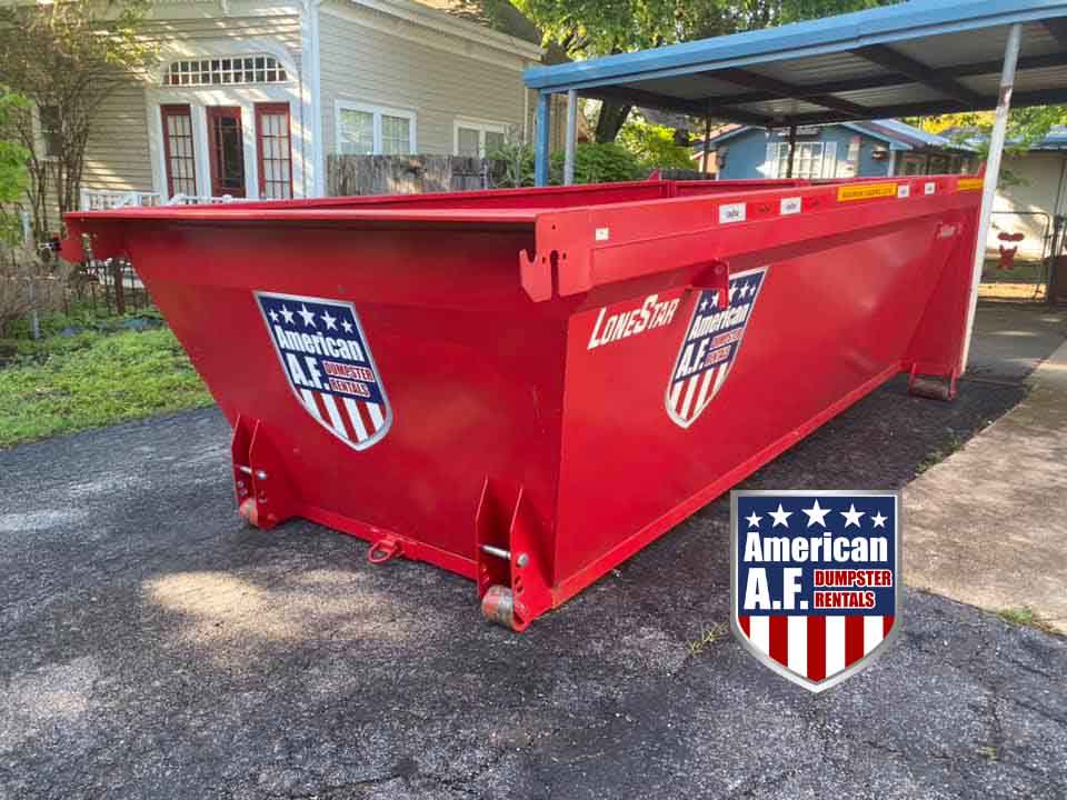 Dumpster Rental Waxahachie TX - American AF Dumpster Rentals