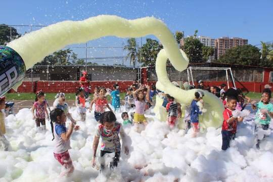 Foam Explode American Bounce - bounce house rentals and slides for parties in pittsgrove