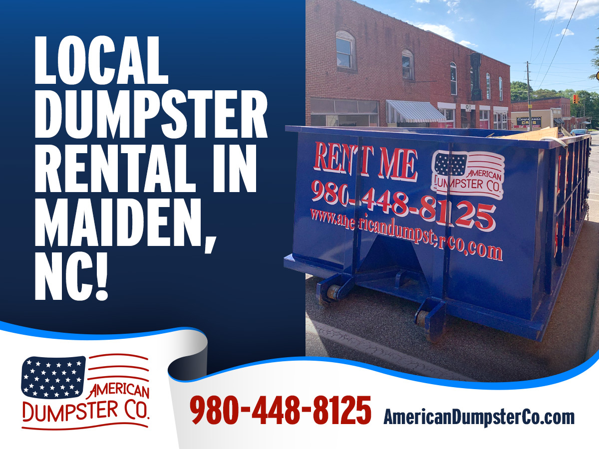 Dumpster Rental Maiden NC 