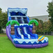 17' Dual Surf Waterslide Wet or Dry