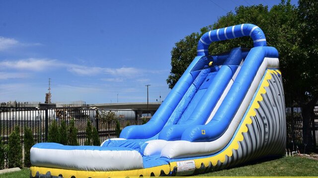 Blue Wave Water Slide