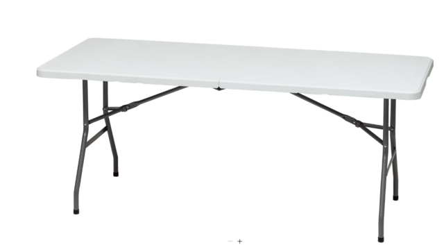 Tables- White-Plastic 6' Bi-Fold Table