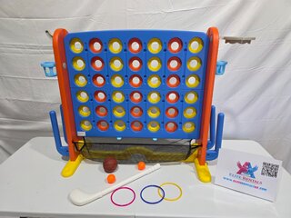 Large Connect 4 with Toddler Games on Side