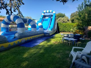 Blue Wave With Slip N Slide
