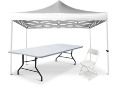 Chairs, Tables, Tents, and More