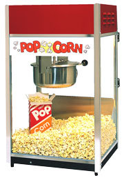 Popcorn Machine w/supplies for 50 servings
