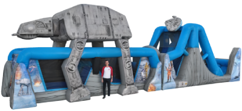50 ft Star Wars obstacle course