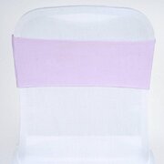 Lavender Spandex Stretch Chair Sash