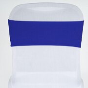 Royal Blue Spandex Stretch Chair Sash