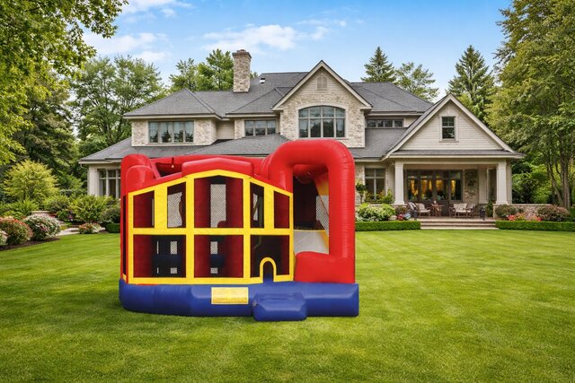  5 in 1 bounce house #1