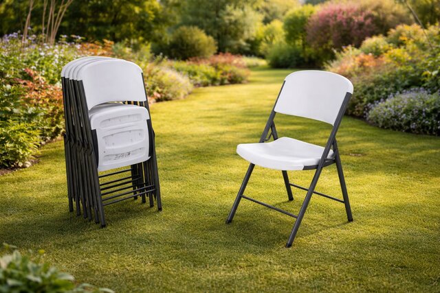6 White Chairs 