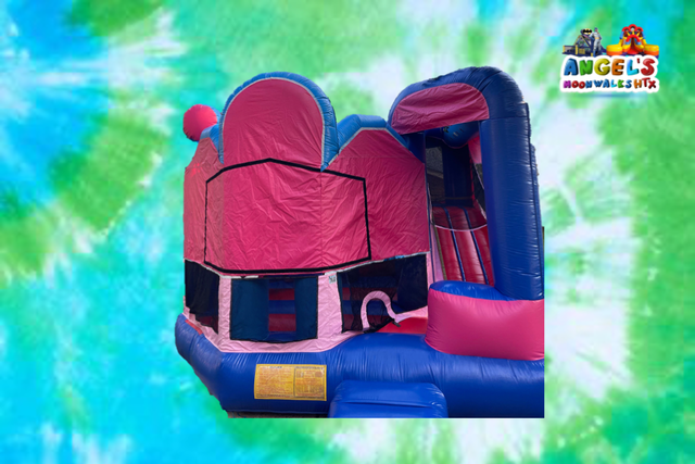 Girly 5 in 1 bouncy castle